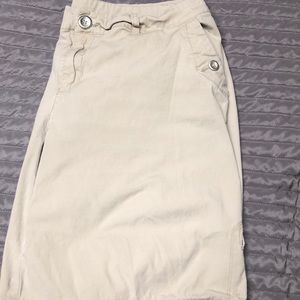 Size 18 khaki shorts from Lane Bryant